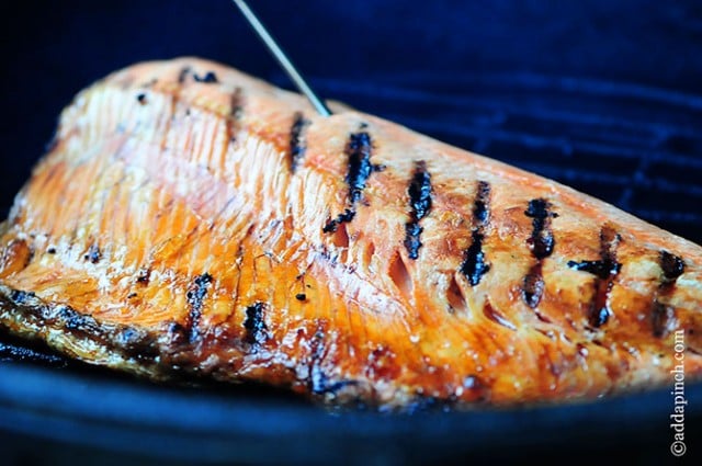 Grilled Salmon Recipe | ©addapinch.com