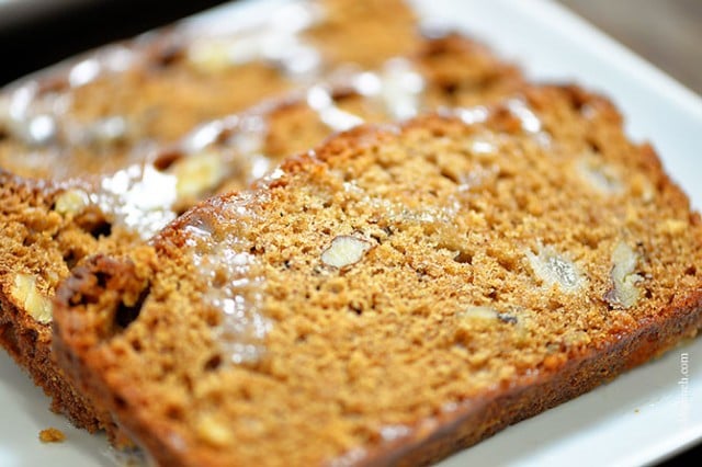 Pear Walnut Bread | ©addapinch.com