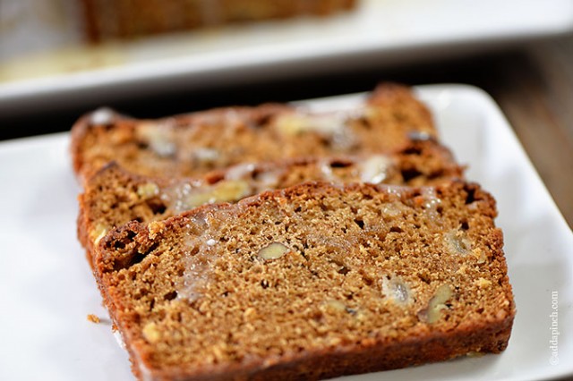 Pear Walnut Bread | ©addapinch.com