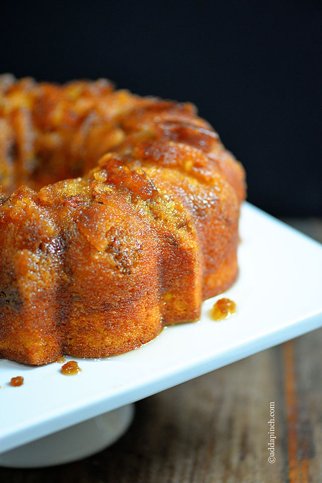 Rum Cake Recipe | ©addapinch.com