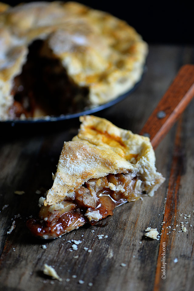 Apple Pie Recipe | ©addapinch.com