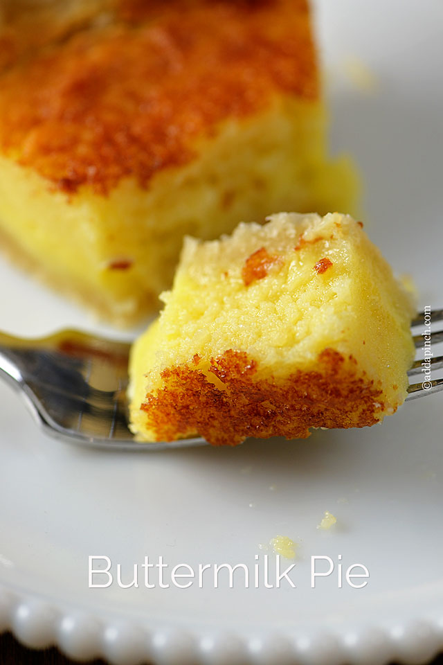 Buttermilk Pie | ©addapinch.com