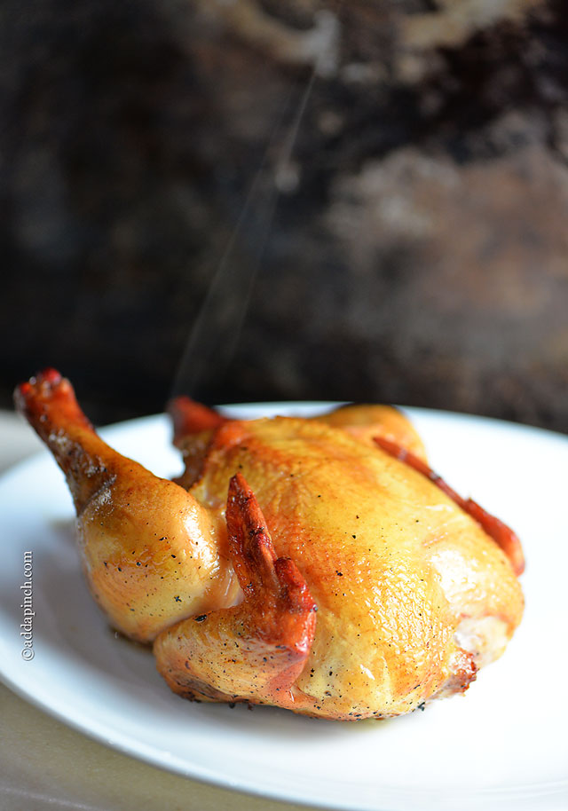 Cornish Hen Recipe | ©addapinch.com