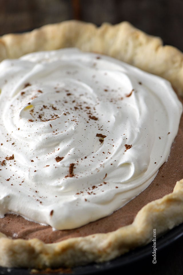 French Silk Pie | ©addapinch.com