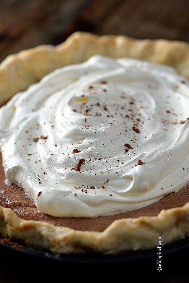 French Silk Pie | ©addapinch.com