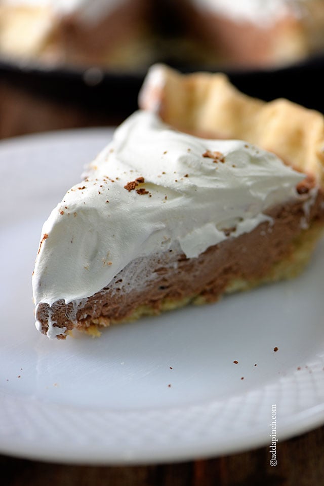 French Silk Pie | ©addapinch.com