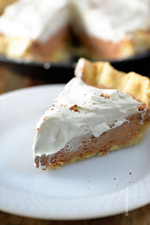 French Silk Pie | ©addapinch.com