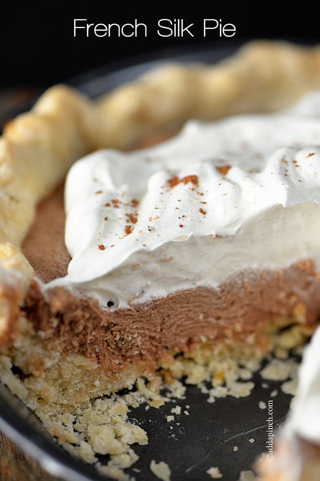 French Silk Pie | ©addapinch.com