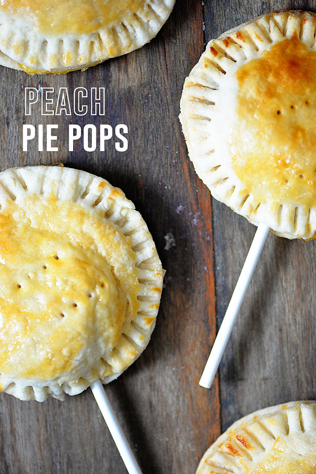 Peach Pie Pops | ©addapinch.com