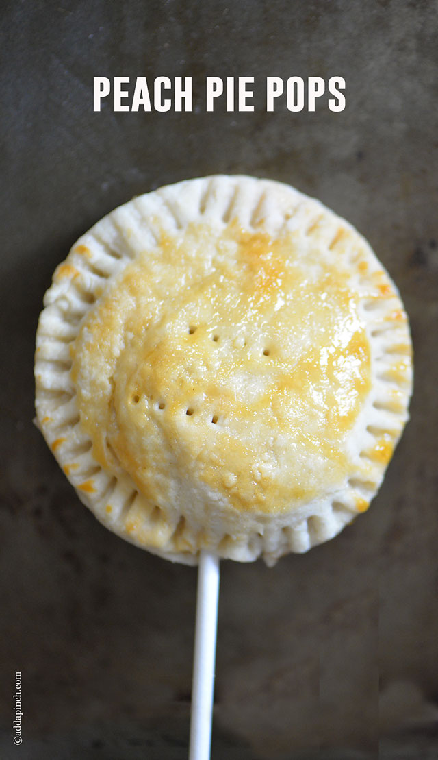 Peach Pie Pops | ©addapinch.com