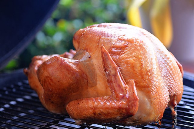 Smoked Turkey Recipe | ©addapinch.com
