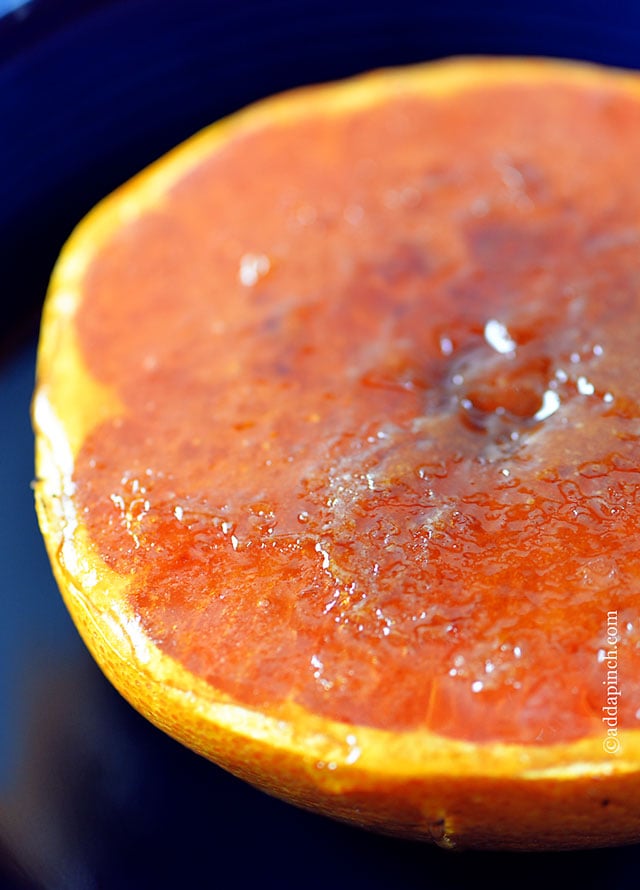 Broiled Grapefruit | ©addapinch.com