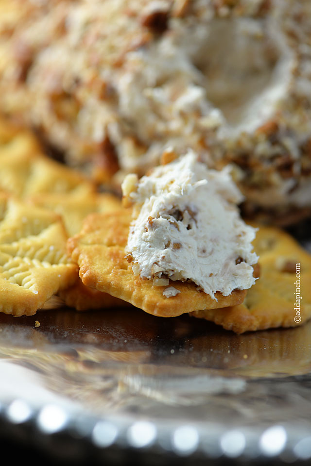 Chicken Cheese Ball | ©addapinch.com