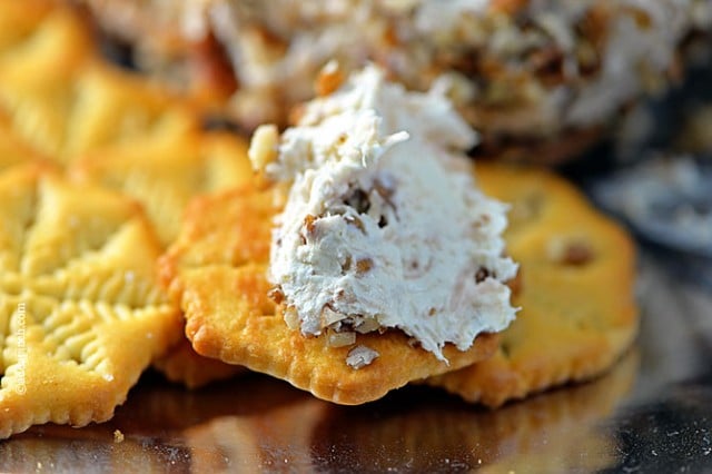 Chicken Cheese Ball | ©addapinch.com