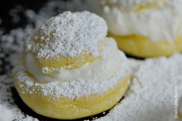 Cream Puffs Recipe | ©addapinch.com