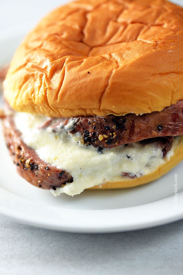 Beef Tenderloin Sliders Recipe | ©addapinch.com