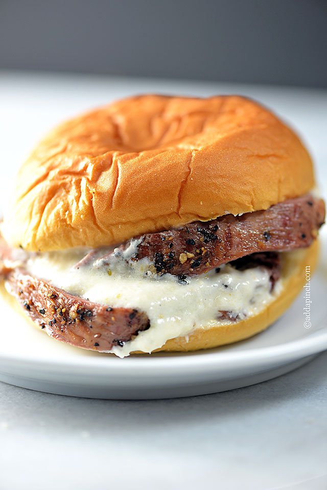 Beef Tenderloin Sliders Recipe | ©addapinch.com