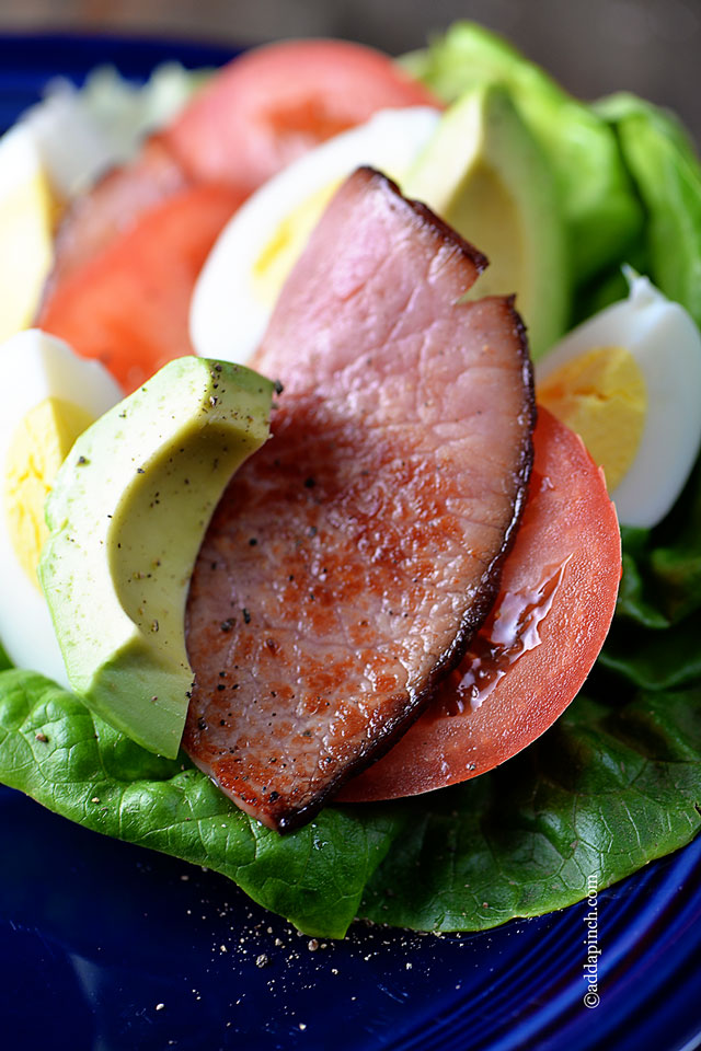 Cobb Salad Lettuce Wraps | ©addapinch.com