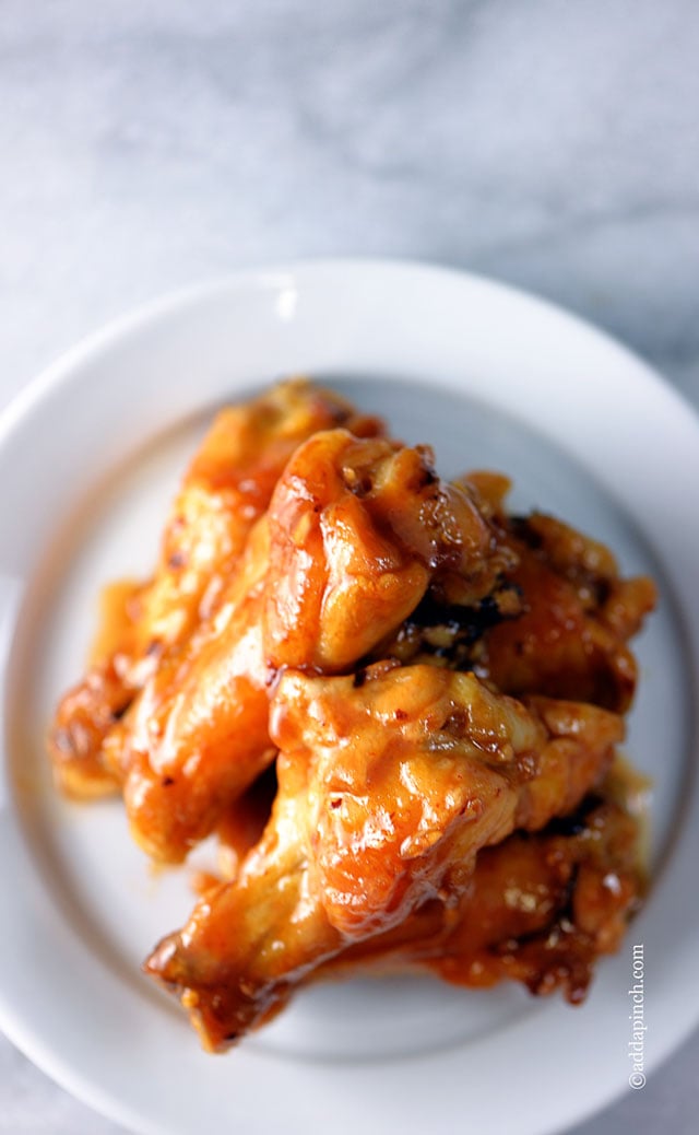 Maple Glazed Chicken Wings Recipe Add a Pinch