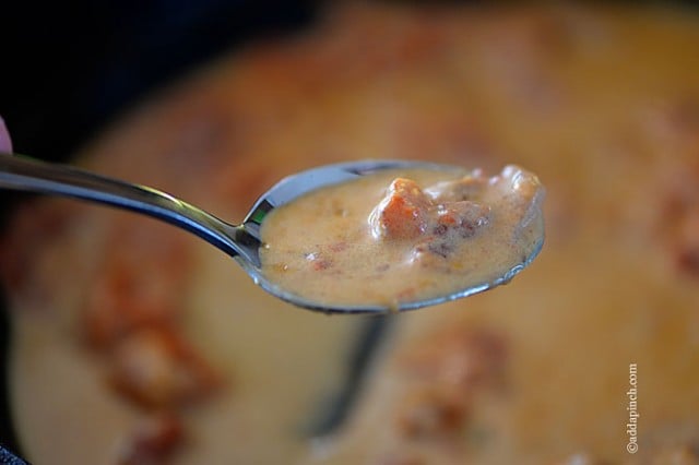 Roasted Red Pepper Cream Sauce Recipe | ©addapinch.com