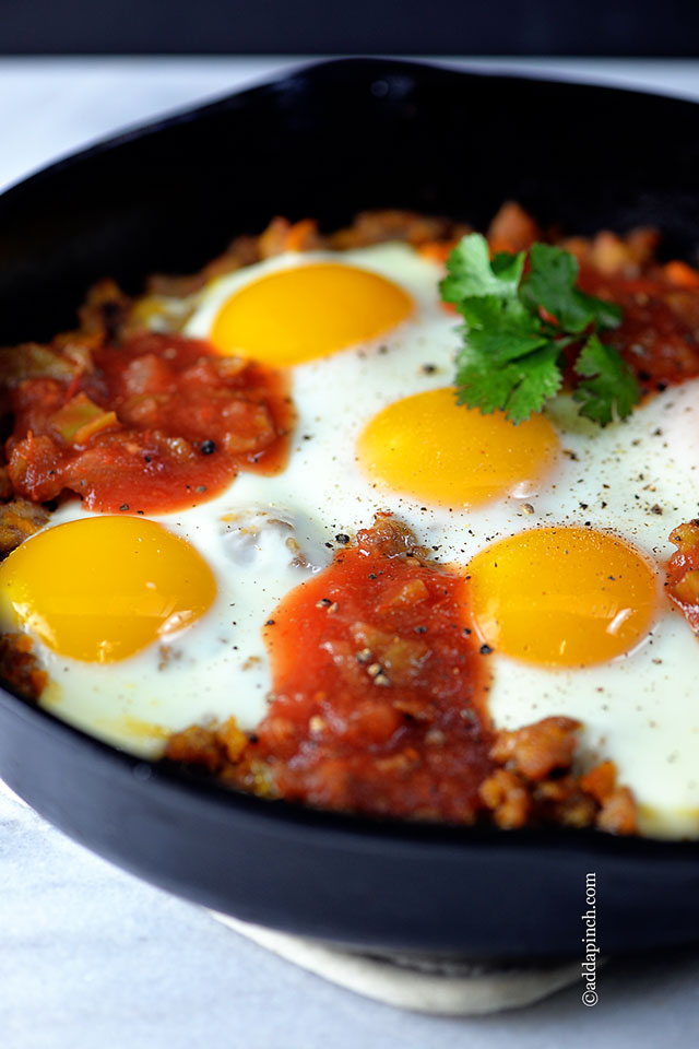 Sweet Potato Hash Recipe | ©addapinch.com