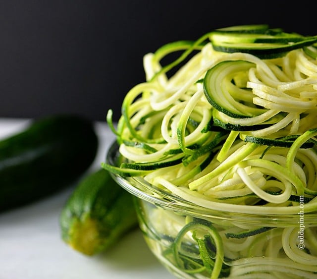 zucchini-pasta-recipe | ©addapinch.com