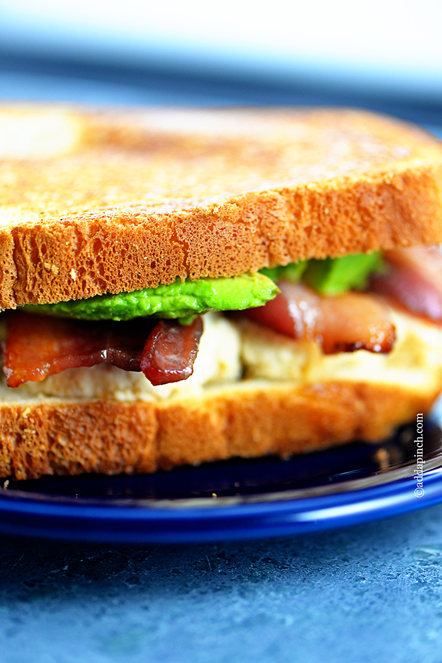 Chicken Salad Sandwich Recipe | ©addapinch.com