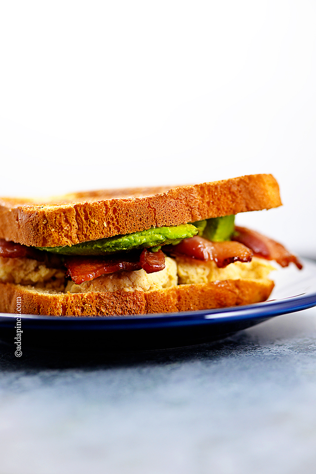 Chicken Salad Sandwich Recipe | ©addapinch.com