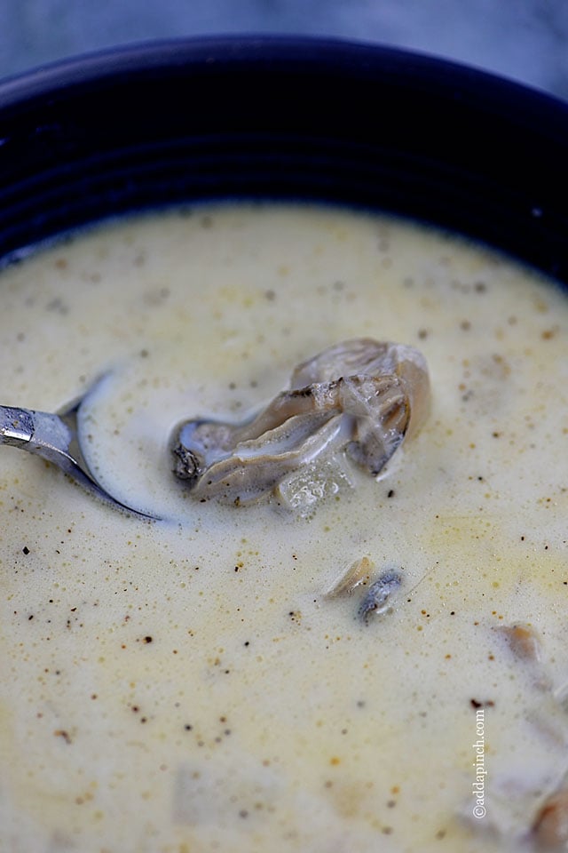 Oyster Stew Recipe | ©addapinch.com