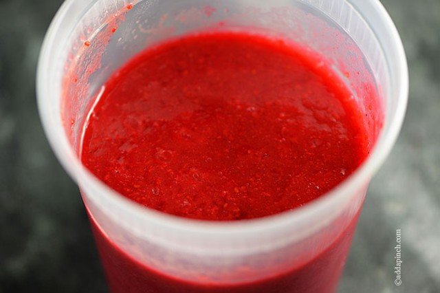 Raspberry Sauce Recipe | ©addapinch.com