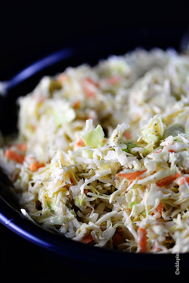 Coleslaw Recipe | ©addapinch.com