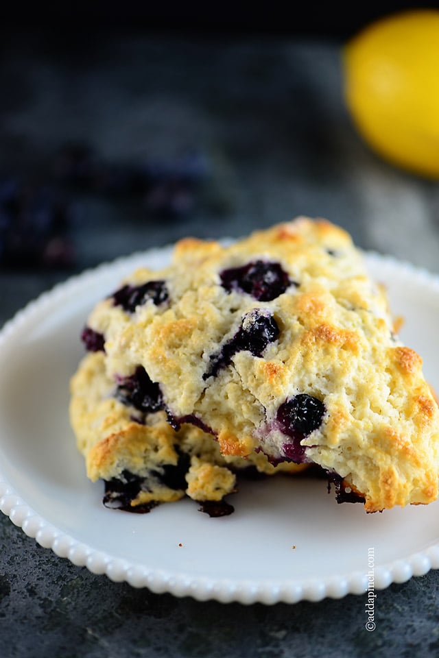 Lemon Blueberry Scones Recipe - Add a Pinch