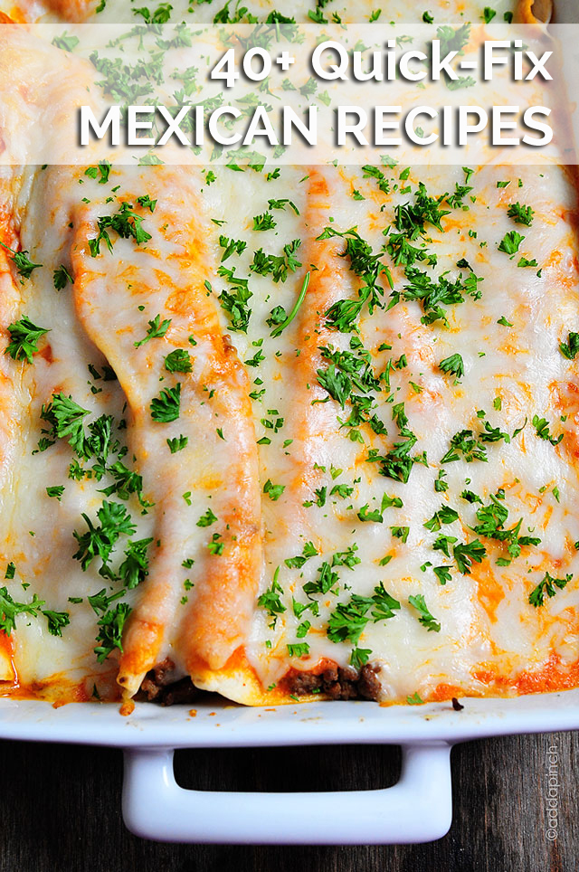 Mexican Recipes | ©addapinch.com