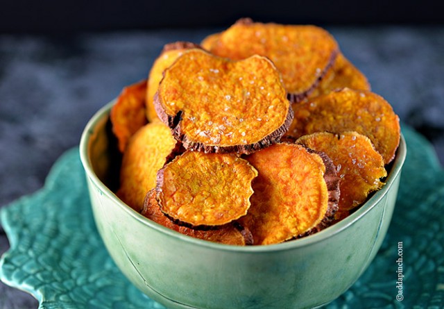 Sweet Potato Chips | ©addapinch.com
