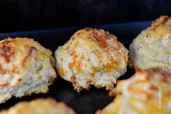 Garlic Cheddar Biscuits from addapinch.com