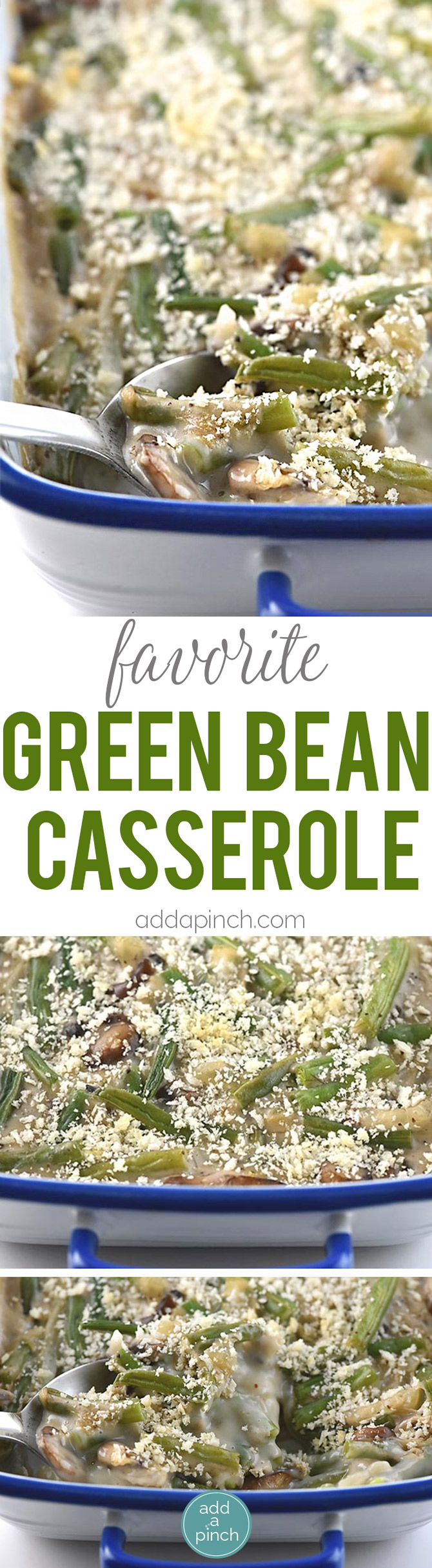 Green Bean Casserole Recipe Add a Pinch