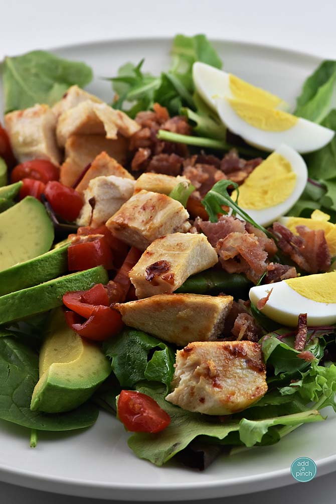 Roast Chicken Cobb Salad Recipe - Add a Pinch