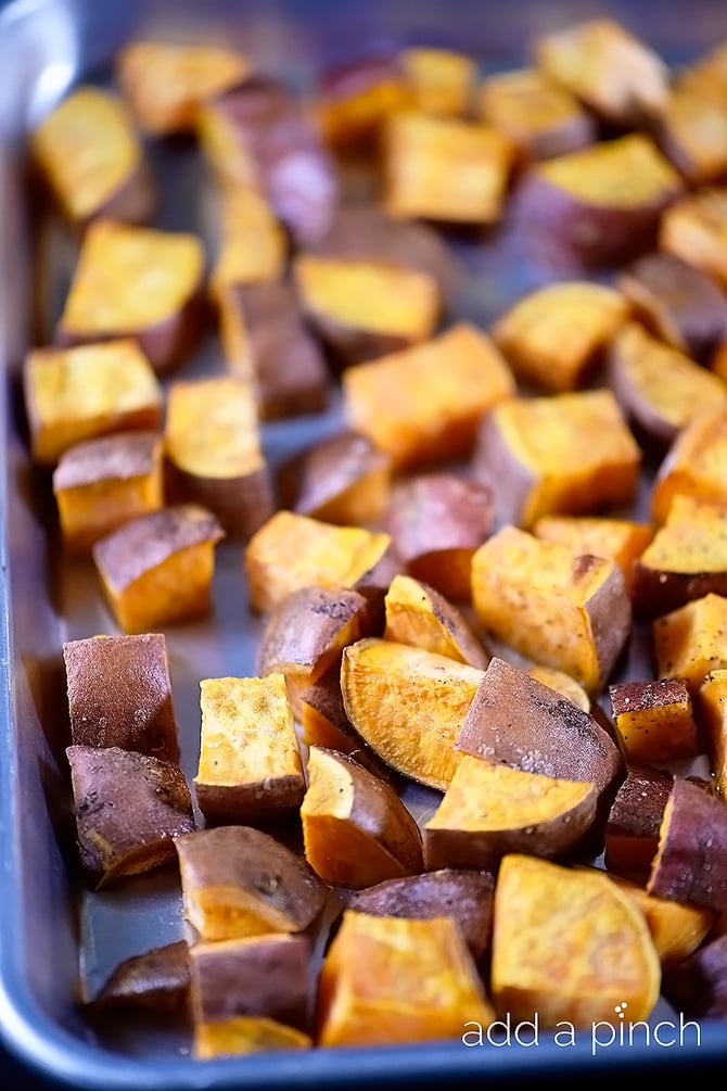 Roasted Sweet Potatoes Recipe - Add a Pinch