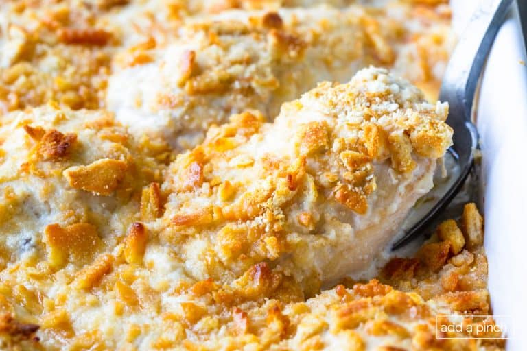 Grandmother's Ritz Chicken Casserole - Add a Pinch