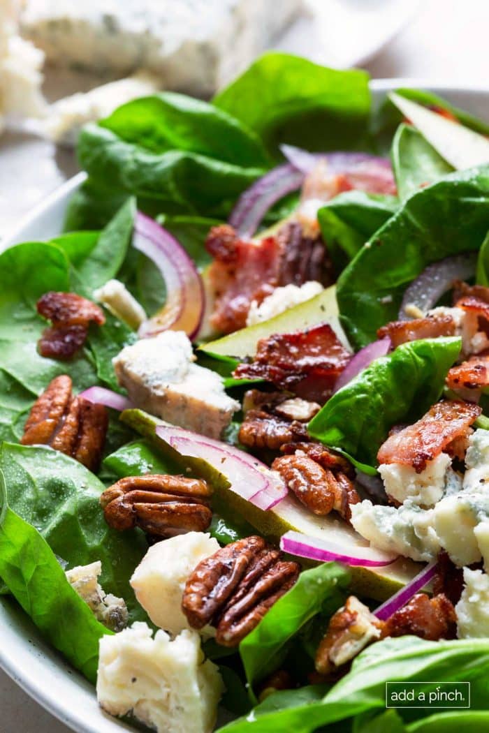 Spinach Salad with Hot Bacon Dressing Add a Pinch