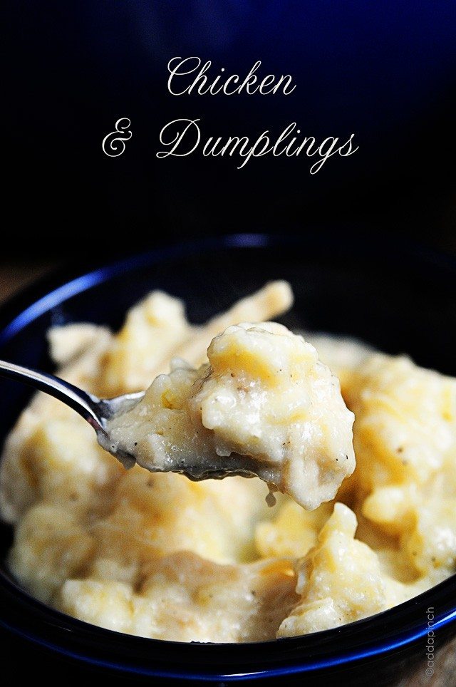 Southern Chicken and Dumplings are easy to make at home with this classic, family-favorite Southern recipe. Now with Instant Pot and Stovetop instructions! // addapinch.com