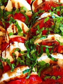 Caprese Salad Recipe with Balsamic Glaze