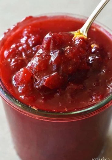 Classic Cranberry Sauce Recipe - This cranberry sauce recipe is a classic holiday recipe. Made of fresh cranberries, orange zest and juice, this cranberry sauce recipe is a must make! // addapinch.com