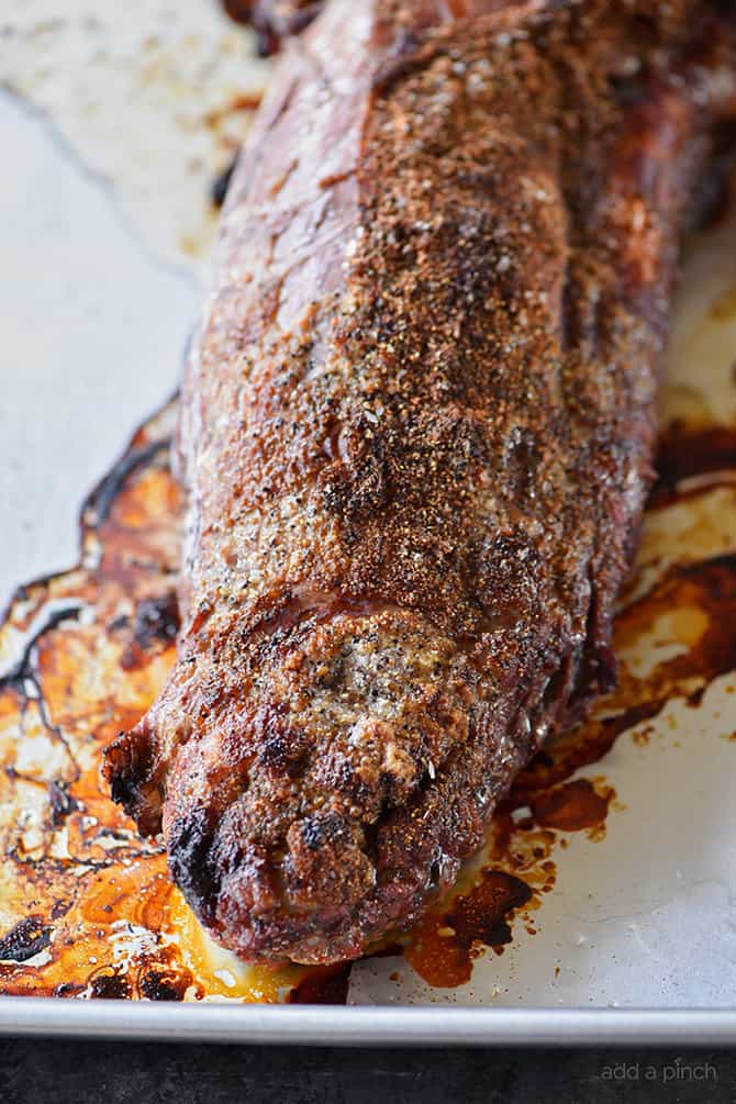 Beef Tenderloin Recipe - Beef Tenderloin makes a special meal that everyone loves. Cooked simply with just a few ingredients, this beef tenderloin recipe is sure to become a favorite. // addapinch.com