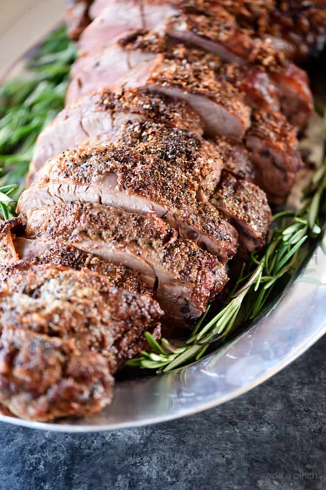 Beef Tenderloin Recipe - Beef Tenderloin makes a special meal that everyone loves. Cooked simply with just a few ingredients, this beef tenderloin recipe is sure to become a favorite. // addapinch.com