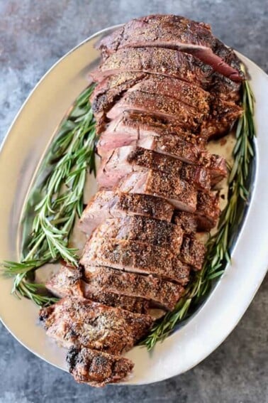 Beef Tenderloin Recipe - Beef Tenderloin makes a special meal that everyone loves. Cooked simply with just a few ingredients, this beef tenderloin recipe is sure to become a favorite. // addapinch.com