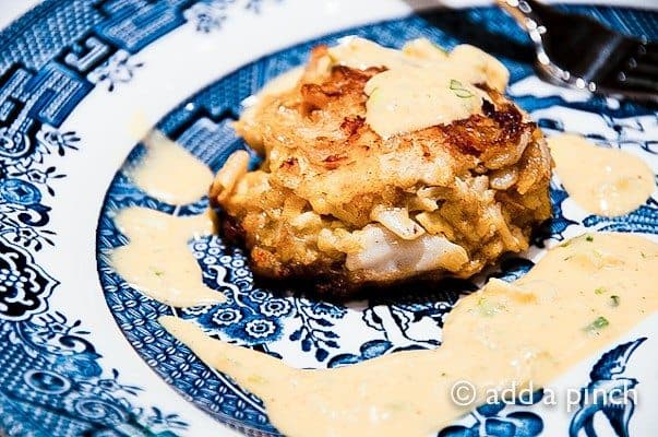 Maryland Style Crab Cakes with Spicy Remoulade