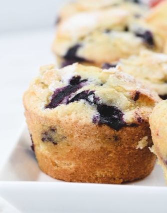 Blueberry Muffins make one of my favorite muffin recipes to make for a quick, easy breakfast, brunch or snack. They are always delicious and one of the things I can depend on my family devouring. // addapinch.com