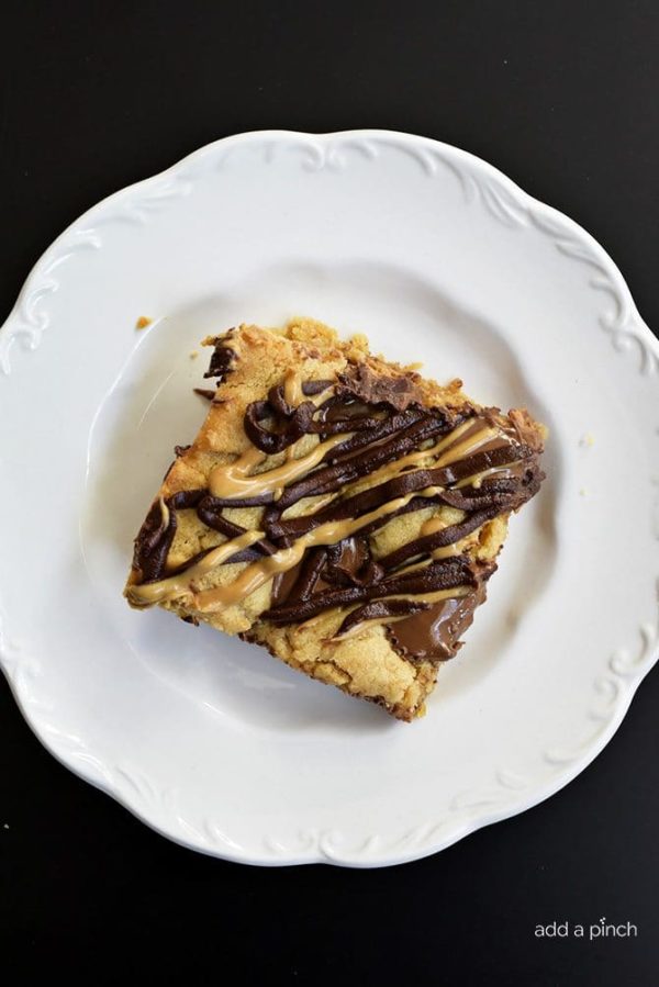Peanut Butter Cup Blondies Recipe Add a Pinch