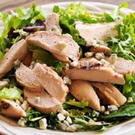 Grilled Chicken and Gorgonzola Salad - Add a Pinch
